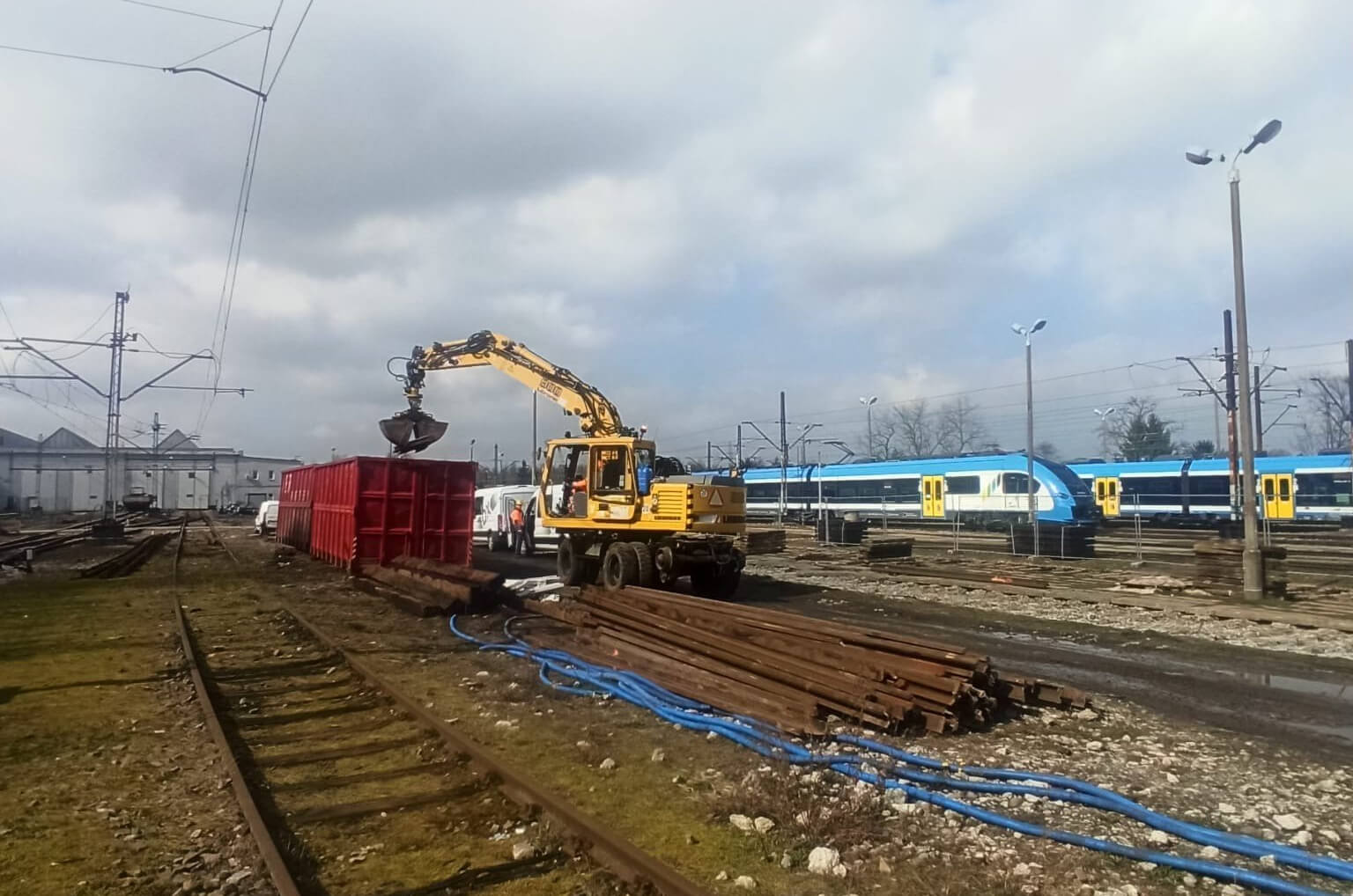 Odbiór złomu z infrastruktury kolejowej Śląsk